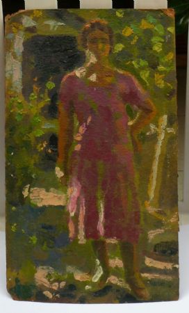 Carlo Corsi. “Figura en el jardín”.
