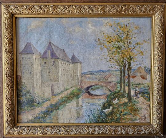 Lenny Jumir 1913 “Paesaggio con fiume”.