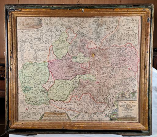 Mappa del principato di Transilvania