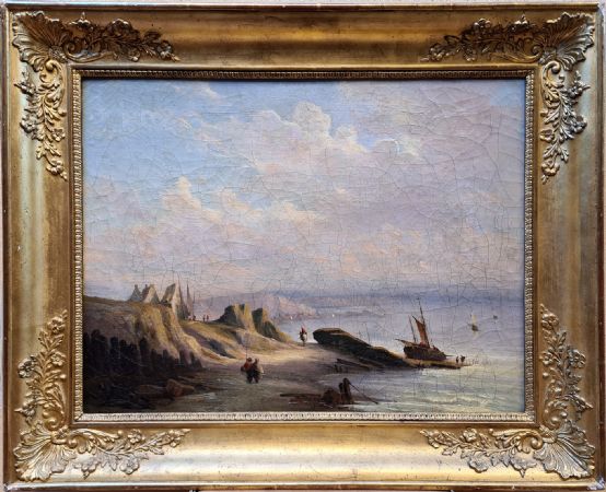 Edwin Hayes (1819-1904). Northern European School, mid-19th century. 