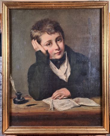 Portrait of a boy, mid-19th century.