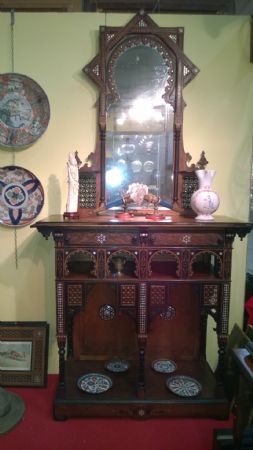 Giuseppe Parvis. Console table with mirror.