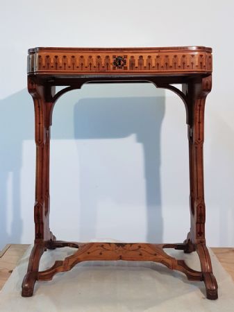 Mesa de trabajo, conjunto de tocador de principios del siglo XIX