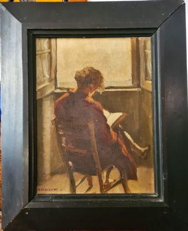 ANACLETO MARGOTTI “Donna seduta 50” 