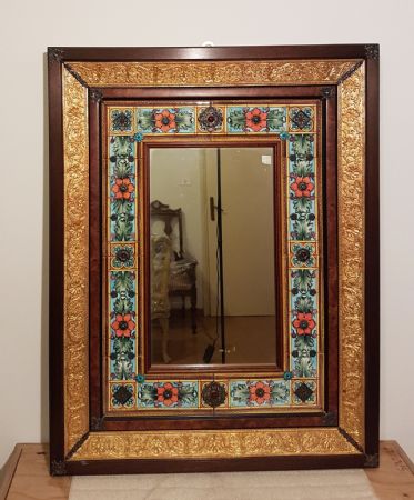 Mirror - Orefice Stefani Manufacture Bologna 20th century