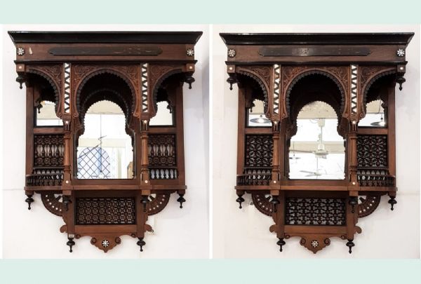 Giuseppe Parvis - Pair of hanging shelves