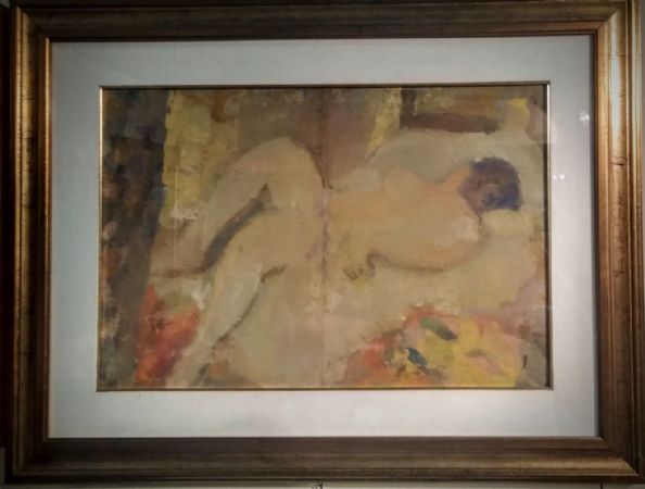 Carlo Corsi. "Mujer desnuda".
    