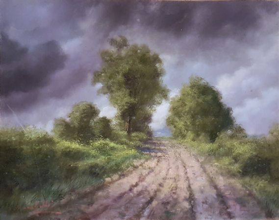 Landscape after the storm - Pompilio Mandelli
    